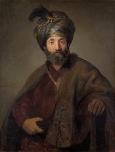 Muž v orientálním kostýmu, kolem 1635 (olej na plátně) od Rembrandt van Rijn