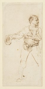 Muž stojící, kolem 1634 od Rembrandt van Rijn