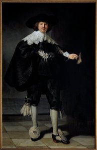 Portrét Maertense Soolmanse Obraz Harmensze Van Rijna Rembrandta (1606-1669) 1634 Soukromá sbírka - Portrét Maertense Soolmanse. Obraz Harmensze Van Rijna Rembrandta (1606-1669) od Rembrandt van Rijn
