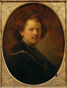 Autoportrét s holou hlavou ... od Rembrandt Harmensz. van Rijn