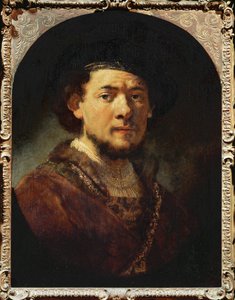 Autoportrét s vousy (malba na plátně) od Rembrandt Harmensz. van Rijn