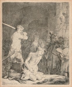 Stětí Jana Křtitele, 1640 od Rembrandt van Rijn