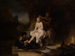 Toaleta v Batšebě od Rembrandt van Rijn
