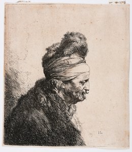 Třetí východní hlava od Rembrandt Harmensz. van Rijn