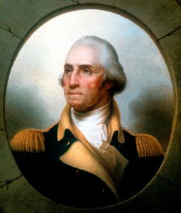 George Washington 1732-99, první prezident Spojených států 1789-97. od Rembrandt Peale