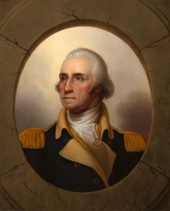 George Washington Typ okénka, c. 1853. od Rembrandt Peale