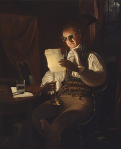 Muž čtení při svíčkách, 1805-08