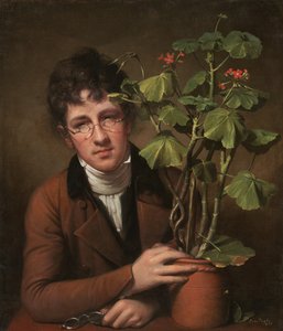 Rubens Peale s pelargonie od Rembrandt Peale