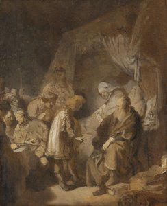 Josef vyprávěl své sny od Rembrandt van Rijn (signed by artist)