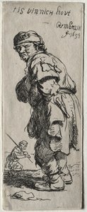 Rolník volá: „je velká zima“ od Rembrandt van Rijn