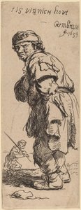 Volající rolník: "tis vinnich kout" od Rembrandt van Rijn