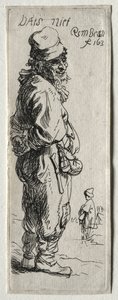 Rolník odpovídá: to nic není, pravděpodobně 1634. od Rembrandt van Rijn
