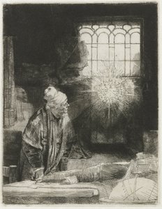 Učenec ve své pracovně od Rembrandt van Rijn