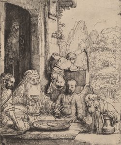 Abraham baví anděly, 1656. od Rembrandt van Rijn