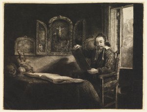 Abraham Francen, lékárník od Rembrandt van Rijn