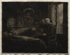 Abraham Francen, lékárník od Rembrandt van Rijn