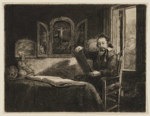 Abraham Francen, obchodník s uměním od Rembrandt van Rijn