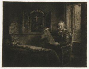 Abraham Francen, lékárník od Rembrandt van Rijn