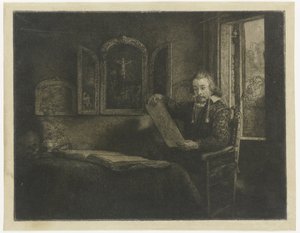 Abraham Francen, lékárník od Rembrandt van Rijn