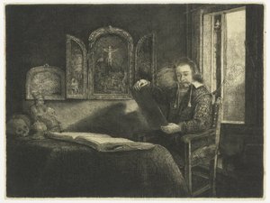 Abraham Francen, lékárník od Rembrandt van Rijn