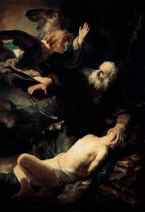Abraham obětující Izáka, 1635. od Rembrandt van Rijn