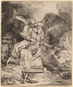 Abrahamova oběť od Rembrandt van Rijn
