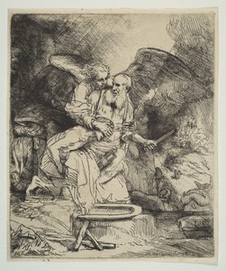 Abrahamova oběť, 1655. od Rembrandt van Rijn