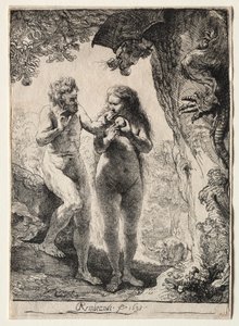 Adam a Eva, 1638. od Rembrandt van Rijn