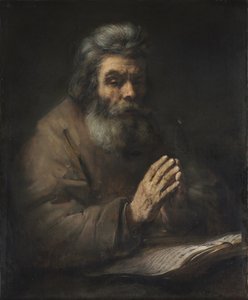 Starší muž v modlitbě od Rembrandt van Rijn