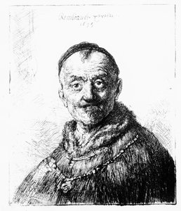 Orientální hlava, 1635 od Rembrandt van Rijn