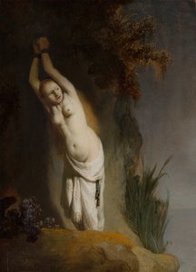 Andromeda Chained to the Rocks, kolem roku 1630. od Rembrandt van Rijn