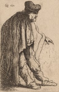 Žebrák s nataženou levou rukou, 1631. od Rembrandt van Rijn