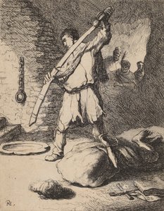 Stětí hlavy Jana Křtitele, c. 1627. od Rembrandt van Rijn