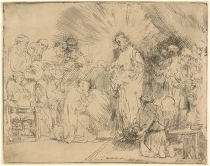 Zjevení Krista apoštolům od Rembrandt van Rijn
