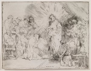 Zjevení Krista apoštolům od Rembrandt van Rijn