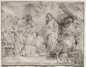 Kristus se zjevuje apoštolům, 1656. od Rembrandt van Rijn