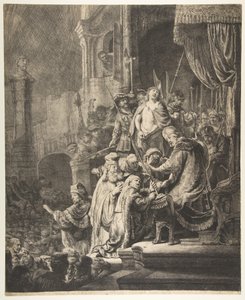Kristus před Pilátem: Velká deska, 1636. od Rembrandt van Rijn