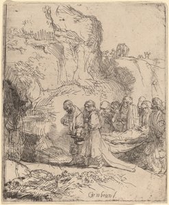 Kristus nese do hrobu od Rembrandt van Rijn