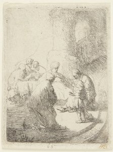 Kristus diskutuje s učenými od Rembrandt van Rijn