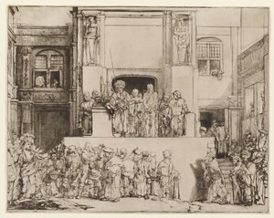 Kristus představený lidu (Ecce Homo) od Rembrandt van Rijn