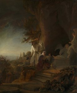Kristus se zjevuje Marii Magdaleně Noli me tangere, 1638. od Rembrandt van Rijn