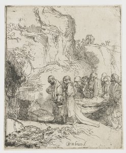 Kristus nesl do hrobu od Rembrandt van Rijn