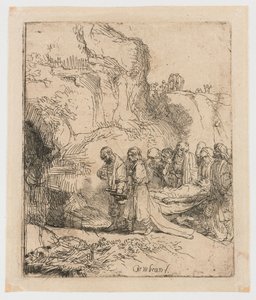 Kristus nesl do hrobu od Rembrandt van Rijn