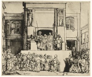 Kristus představený lidu (Ecce Homo) od Rembrandt van Rijn