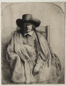 Clement de Jonghe, prodejce tiskáren od Rembrandt van Rijn