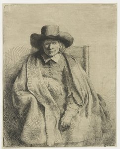 Clement de Jonghe, prodejce tisku od Rembrandt van Rijn