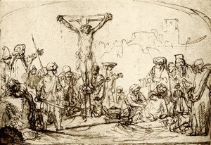 Ukřižování od Rembrandt van Rijn