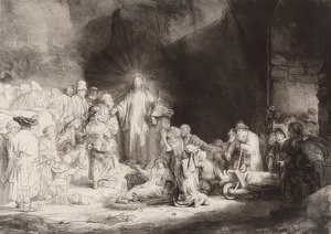 List sta guldenů. Kolem roku 1649 od Rembrandt van Rijn
