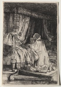David v modlitbě, 1652. od Rembrandt van Rijn