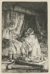 David v modlitbě od Rembrandt van Rijn